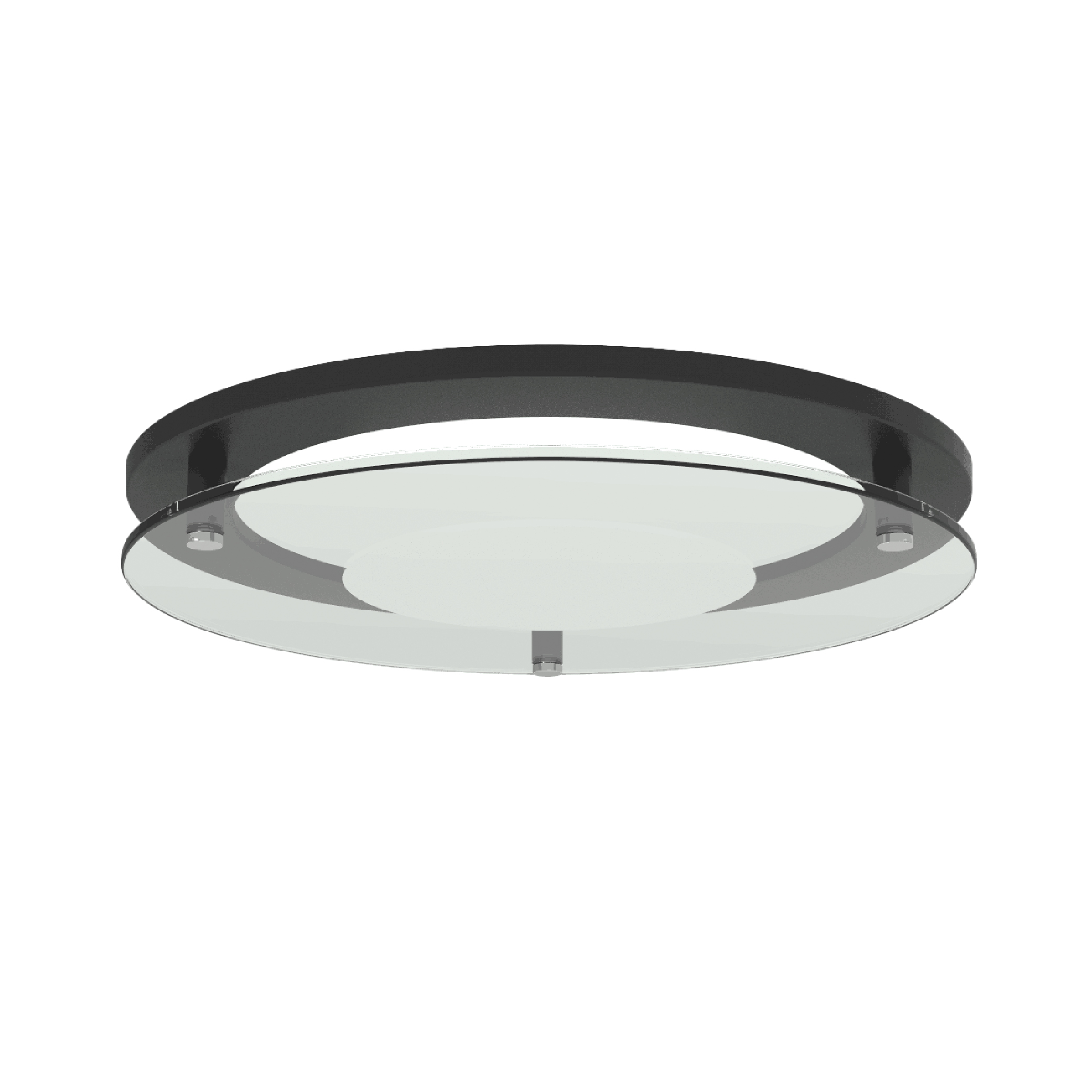 Nova 200mm Round white drop glass image