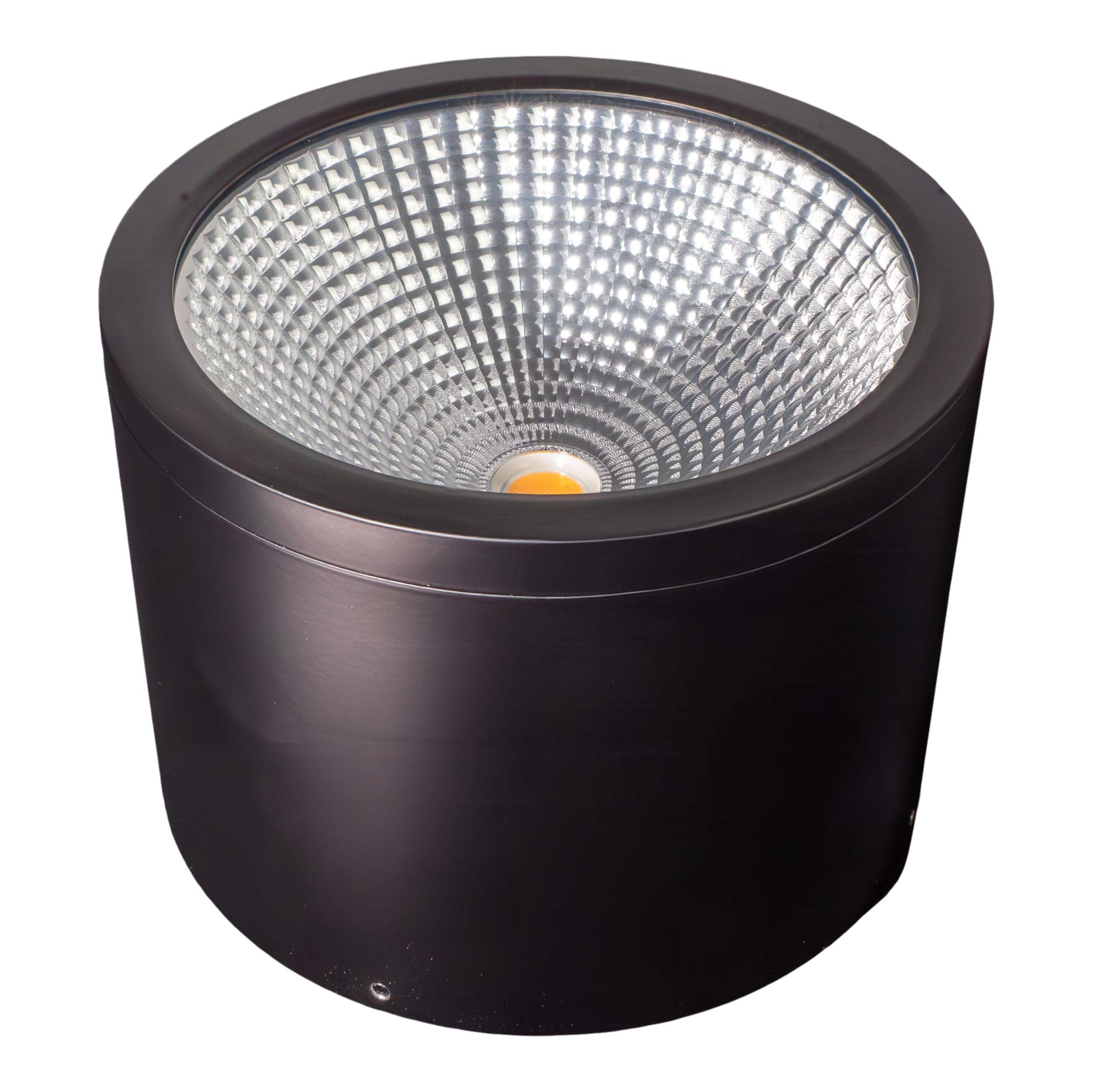 QCan Surface Tri-Colour 160mm Downlight - Black image