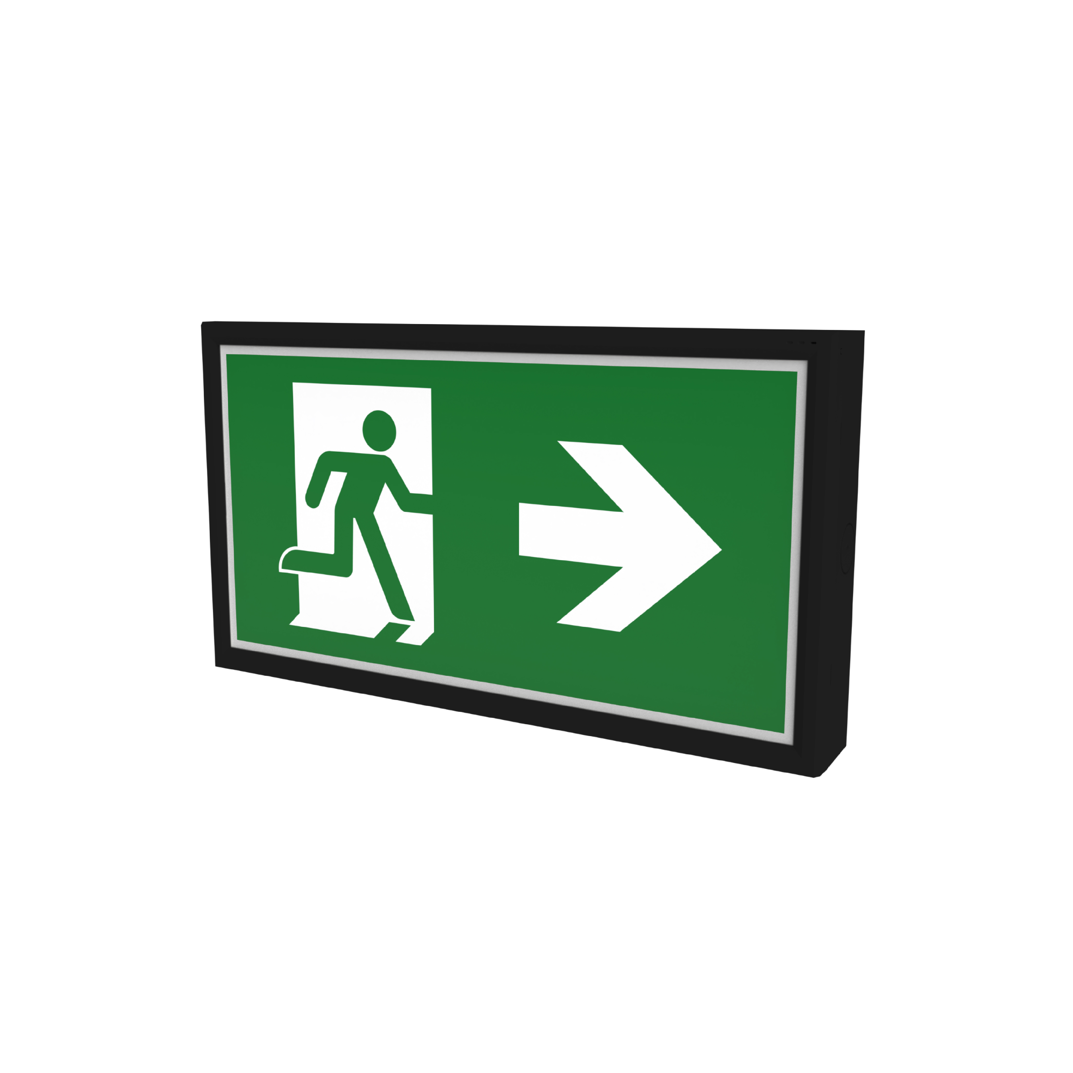 QBox Emergency Exit Box - Black image